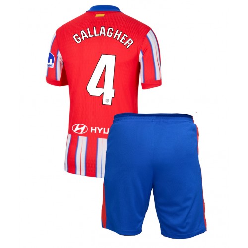 Dres Atletico Madrid Conor Gallagher #4 Domaci za djecu 2024-25 Kratak Rukav (+ kratke hlače)